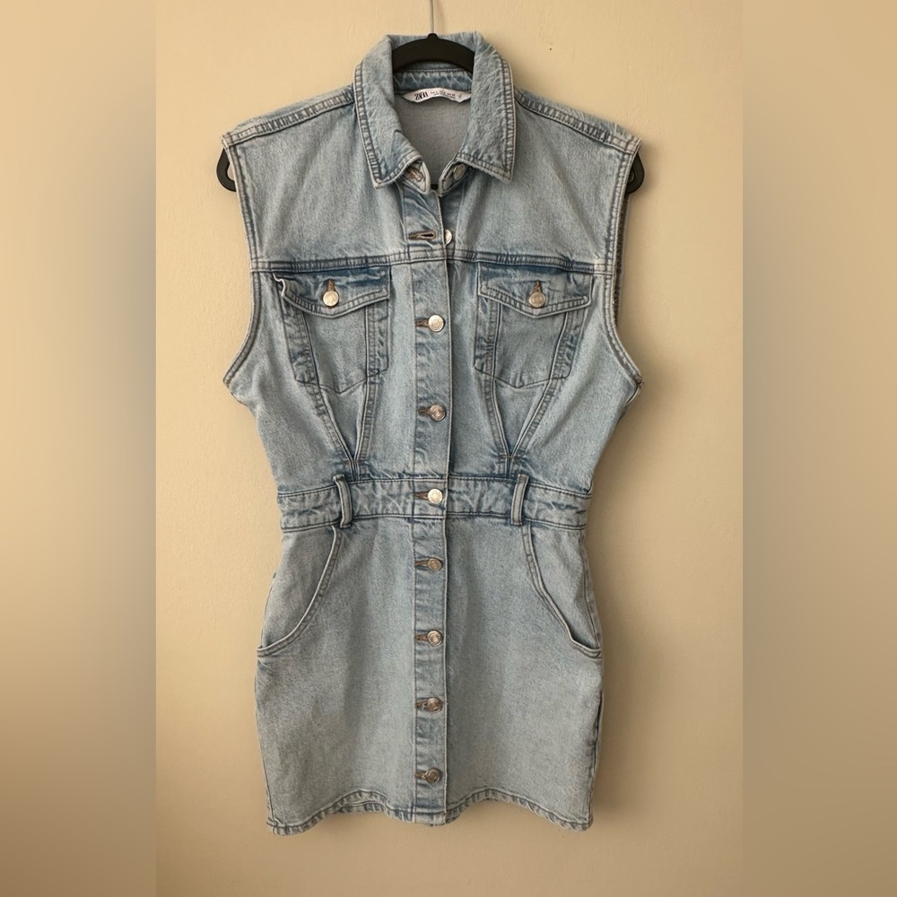 Zara women’s Jean dress size s